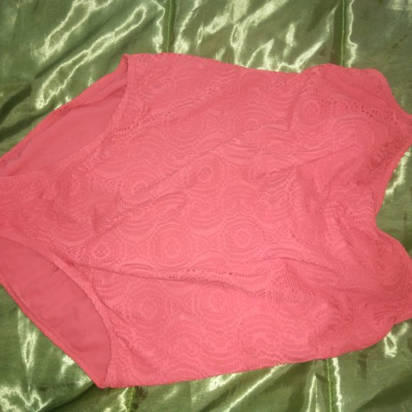 TWO orange Catalina one piece swimsuits bundle! - Picture 4 of 7